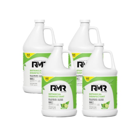 Rmr Solutions BOTANICAL DISINFECTANT CLEANER GALLON, 4PK RMRBWXG-4Pack